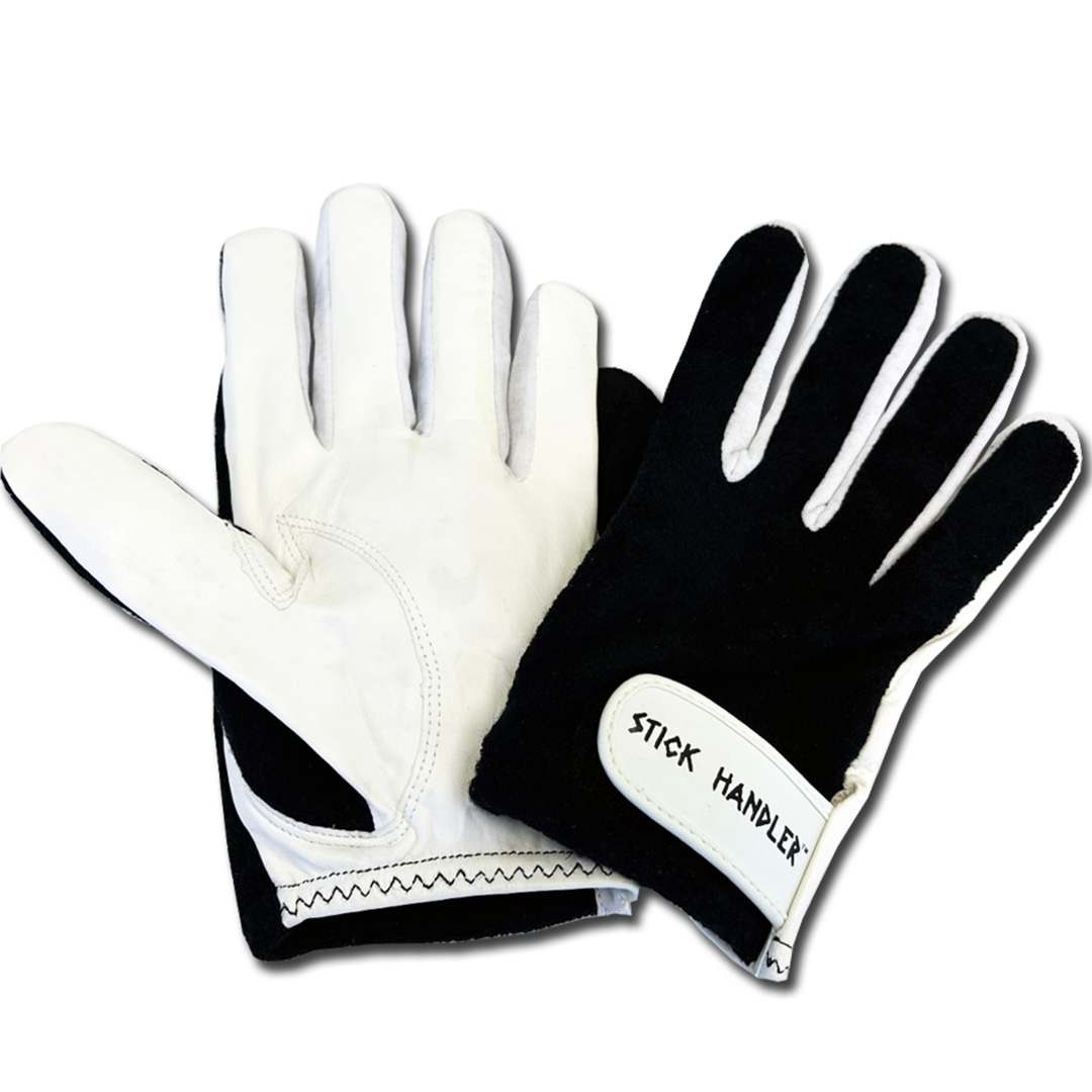 Stick Handler Full Finger Drum Gloves Black