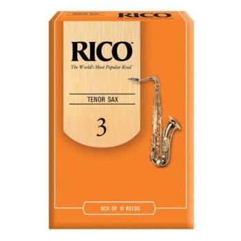 Rico Tenor Saxophone Reeds, Strength 3.0, 10-pack (RI-RKA1030)