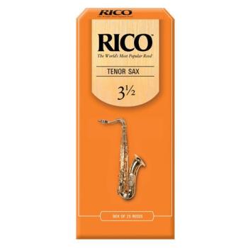 Rico Tenor Saxophone Reeds, Strength 3.5, 25-pack (RI-RKA2535)