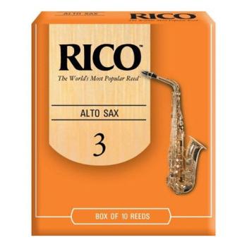 Rico Alto Saxophone Reeds, Strength 3.0, 10-pack (RI-RJA1030)
