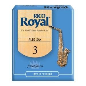 Rico Royal Alto Saxophone Reeds, Strength 3.5, 10-pack (RI-RJB1035)
