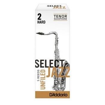 Rico Select Jazz Tenor Saxophone Reeds, Filed, Strength 3 Strength Med (RI-RSF05TSX3M)